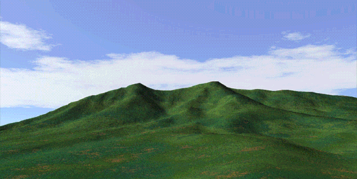 筑波山 3Dイメージ
