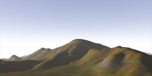赤城山 3Dイメージ
