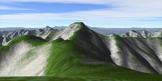 北岳 3Dイメージ